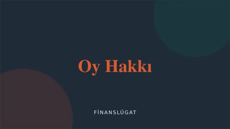 Oy Hakkı — Finanslügat kapak görseli