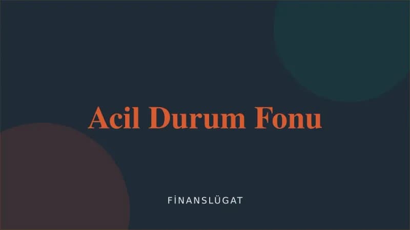 Acil Durum Fonu — Finanslügat kapak görseli