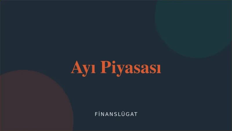 Ayı Piyasası — Finanslügat kapak görseli