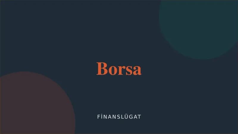 Borsa — Finanslügat kapak görseli
