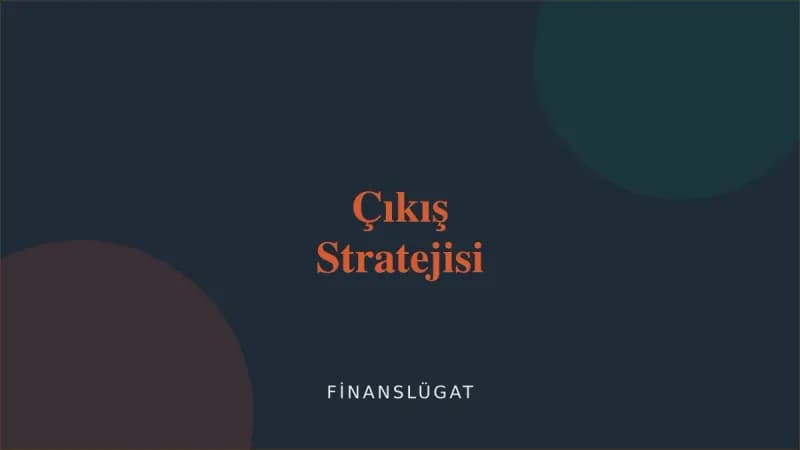 Çıkış Stratejisi — Finanslügat kapak görseli