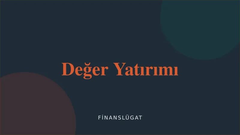 Değer Yatırımı — Finanslügat kapak görseli