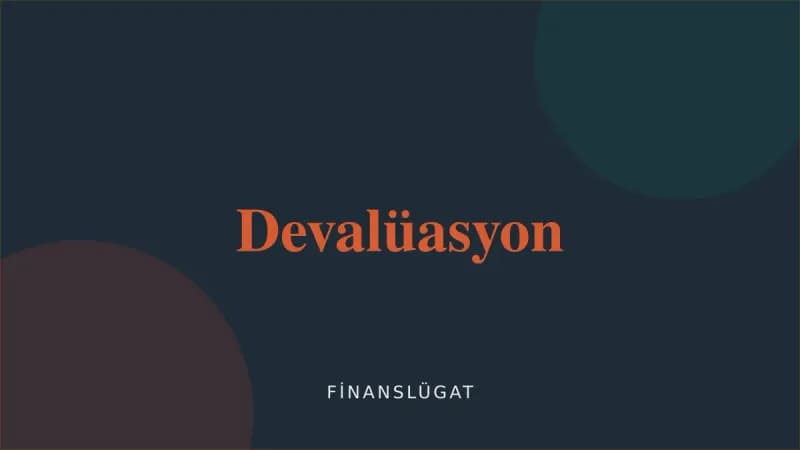 Devalüasyon — Finanslügat kapak görseli