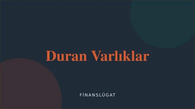 Duran Varlıklar — Finanslügat kapak görseli