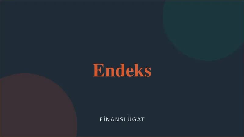 Endeks — Finanslügat kapak görseli