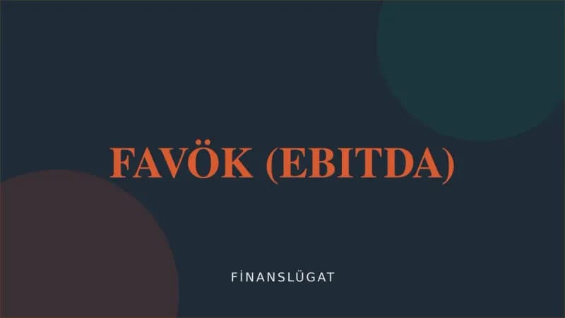 FAVÖK (EBITDA) — Finanslügat kapak görseli