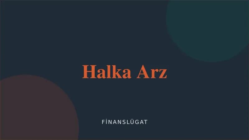 Halka Arz — Finanslügat kapak görseli