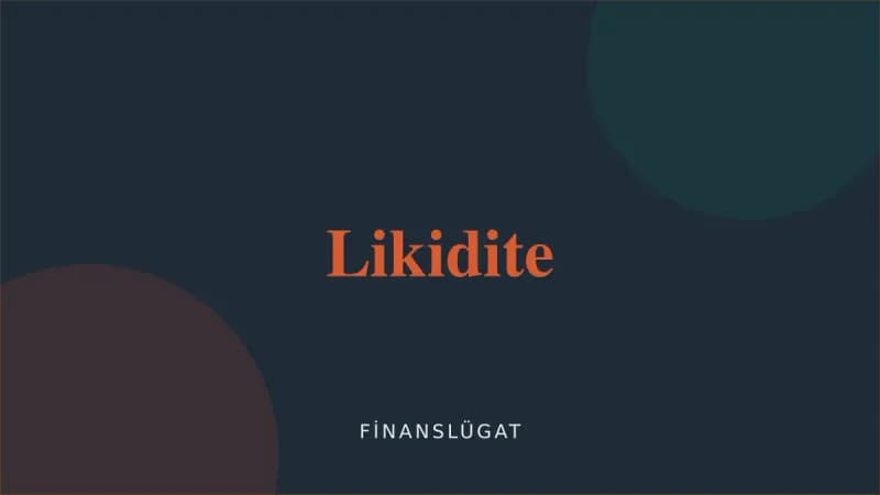 Likidite — Finanslügat kapak görseli