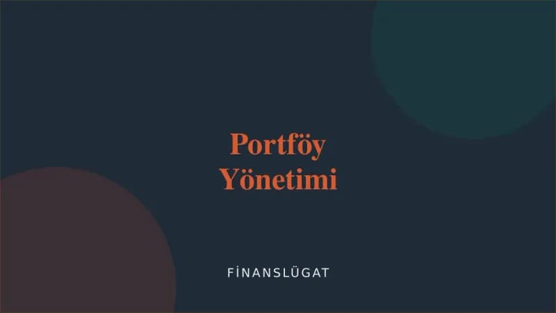 Portföy Yönetimi — Finanslügat kapak görseli